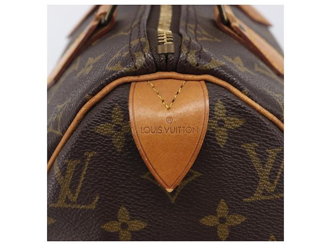 Borsa a mano LOUIS VUITTON Monogram Speedy 25 M41528 LV Auth 207674A Monogramma - vista 21