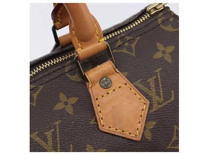 Borsa a mano LOUIS VUITTON Monogram Speedy 25 M41528 LV Auth 207674A Monogramma - vista 22