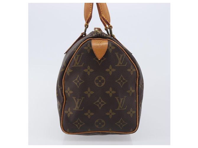 Borsa a mano LOUIS VUITTON Monogram Speedy 25 M41528 LV Auth 207674A Monogramma - vista 3