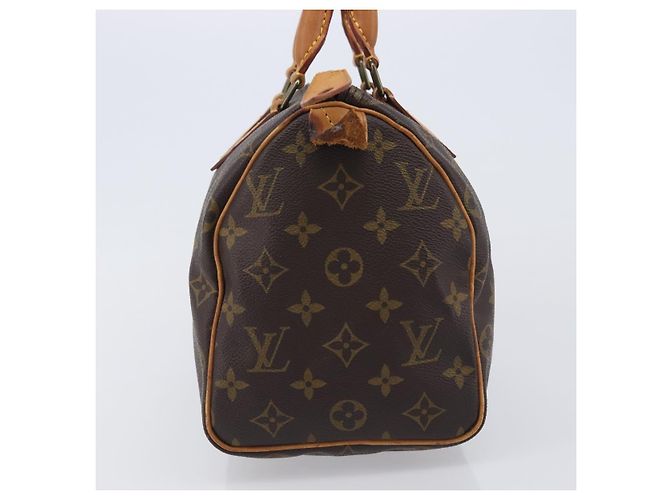Borsa a mano LOUIS VUITTON Monogram Speedy 25 M41528 LV Auth 207674A Monogramma - vista 4