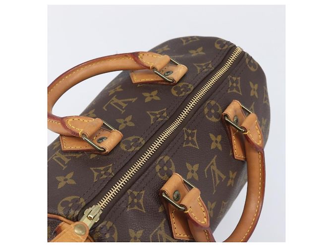 Borsa a mano LOUIS VUITTON Monogram Speedy 25 M41528 LV Auth 207674A Monogramma - vista 6