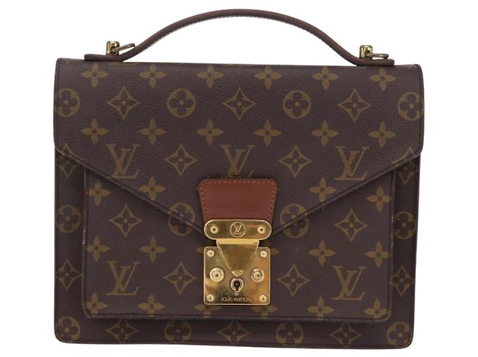 LOUIS VUITTON Monogram Monceau 26 Hand Bag M51187 LV Auth BA16196 Monograma - vista 13