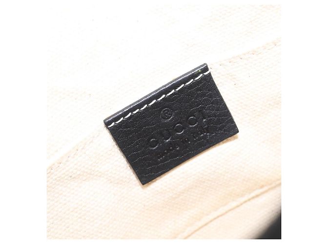 Borsa a tracolla GUCCI Soho Chain in pelle nera e oro 353965 Auth 205993 Nero D'oro - vista 18