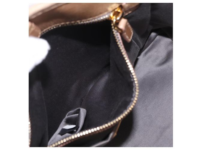 Miu Miu Handtasche Leder 2way Beige Gold Auth 167725M Golden - Ansicht 28