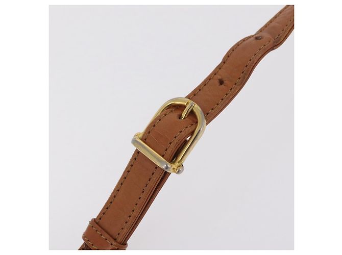 16 Céline Bolso de hombro CELINE Macadam Canvas PVC Leather Brown Gold Auth 202490 Castaño Dorado - vista 15