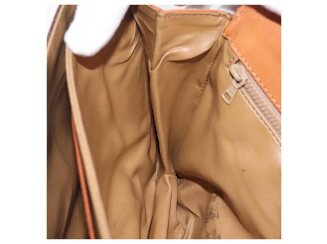 16 Céline Bolso de hombro CELINE Macadam Canvas PVC Leather Brown Gold Auth 202490 Castaño Dorado - vista 25