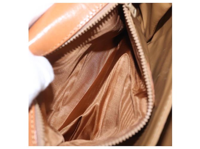 16 Céline Bolso de hombro CELINE Macadam Canvas PVC Leather Brown Gold Auth 202490 Castaño Dorado - vista 31