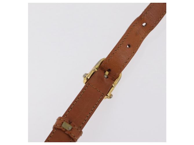 16 Céline Bolso de hombro CELINE Macadam Canvas PVC Leather Brown Gold Auth 202490 Castaño Dorado - vista 9