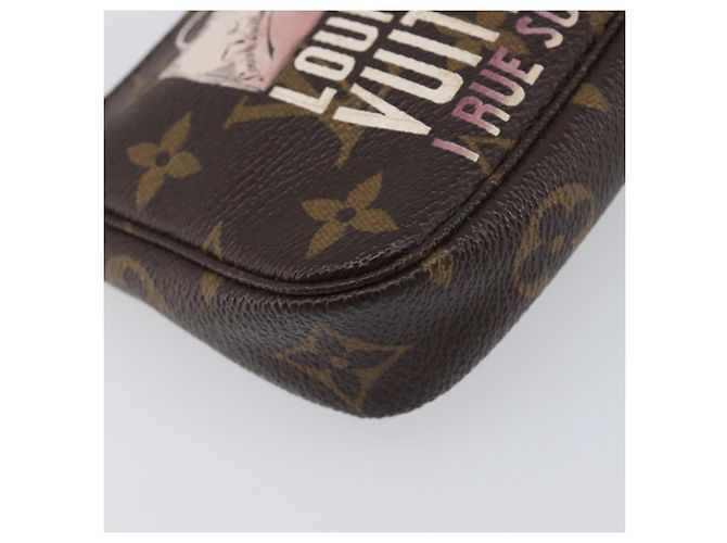 LOUIS VUITTON Monogram Bag print Mini Pochette Pouch M60245 LV Auth 206276M Monograma - vista 15