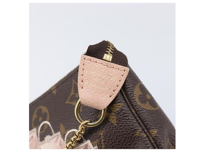 LOUIS VUITTON Monogram Bag print Mini Pochette Pouch M60245 LV Auth 206276M Monograma - vista 18