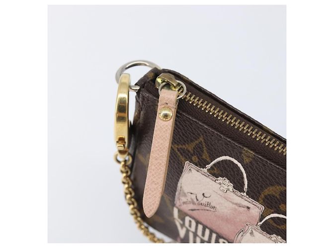 LOUIS VUITTON Monogram Bag print Mini Pochette Pouch M60245 LV Auth 206276M Monograma - vista 19