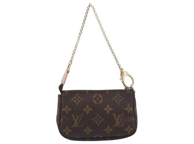 LOUIS VUITTON Monogram Bag print Mini Pochette Pouch M60245 LV Auth 206276M Monograma - vista 2