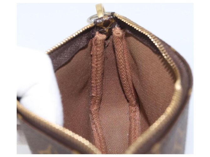 LOUIS VUITTON Monogram Bag print Mini Pochette Pouch M60245 LV Auth 206276M Monograma - vista 21
