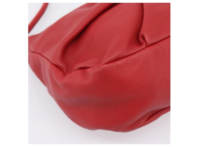 Borsa a tracolla Salvatore Ferragamo Vala in pelle rossa e oro autentica 206910A Rosso D'oro - vista 14