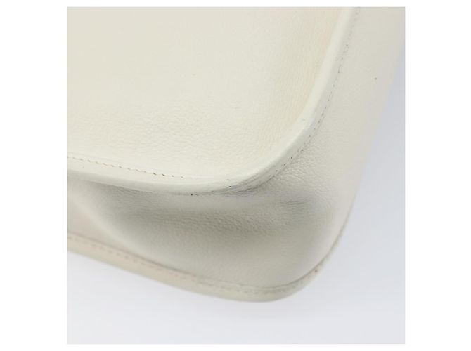 Hermès Bolsa de ombro HERMES Vespa em couro branco e ouro Auth bs37490A Dourado - vista 18