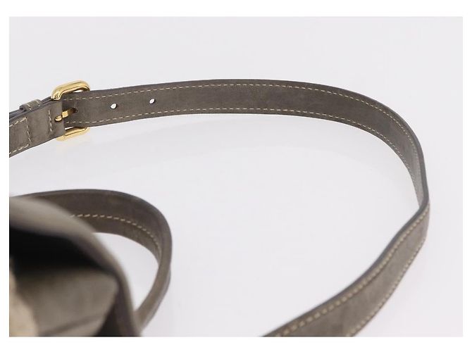 Bolso de mano Miu Miu de piel 2way Gris Oro Auth 167708A Castaño Dorado - vista 15