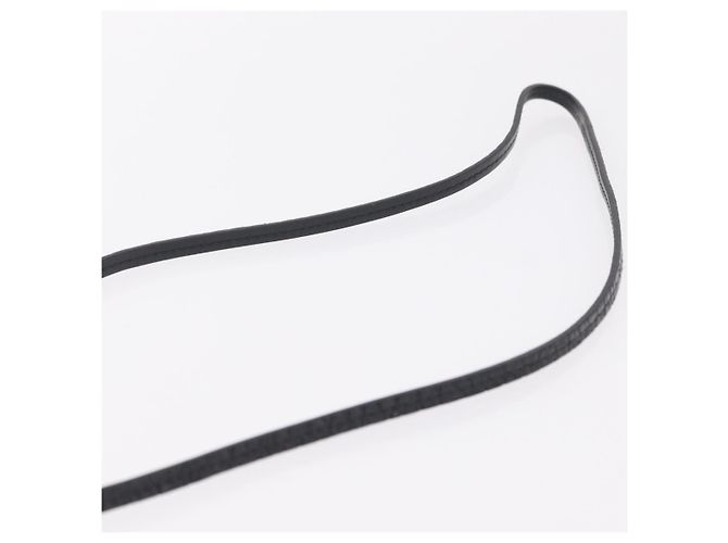 Borsa a tracolla per telefono Miu Miu in pelle nera e oro Auth 167733A Nero D'oro - vista 30