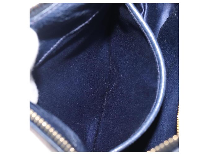 Borsa a spalla Miu Miu Matelassé in pelle blu e oro RR1937 Auth am12690V D'oro - vista 28