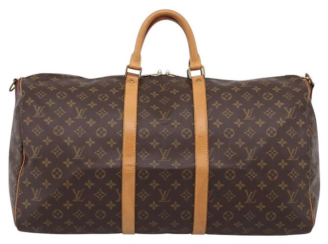 LOUIS VUITTON Monogram Keepall Bandouliere55 Boston Bag M41414 LV Auth 203124A Monogramme - vue 13