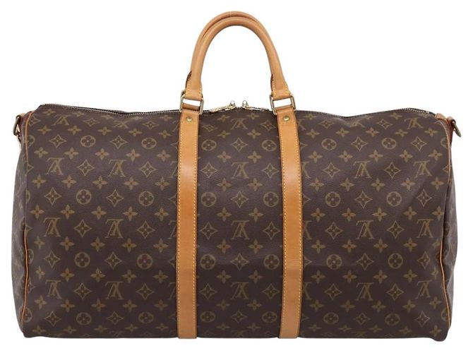LOUIS VUITTON Monogram Keepall Bandouliere55 Boston Bag M41414 LV Auth 203124A Monogramme - vue 2