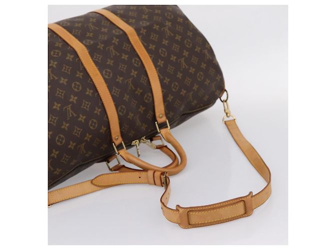 LOUIS VUITTON Monogram Keepall Bandouliere55 Boston Bag M41414 LV Auth 203124A Monogramme - vue 8