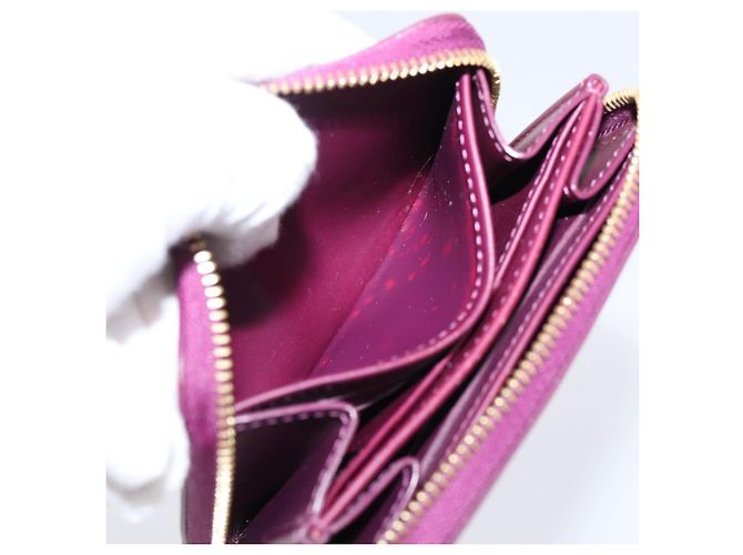 LOUIS VUITTON Monogram Vernis Zippy Coin Purse Viole LV Auth 205478A Porpora - vista 11