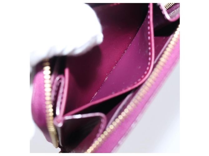 LOUIS VUITTON Monogram Vernis Zippy Coin Purse Viole LV Auth 205478A Porpora - vista 19