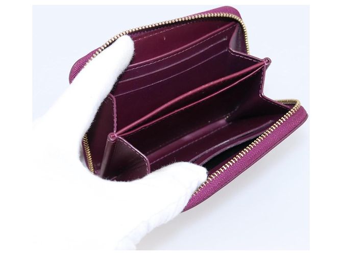 LOUIS VUITTON Monogram Vernis Zippy Coin Purse Viole LV Auth 205478A Porpora - vista 9