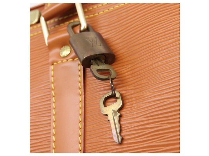 LOUIS VUITTON Epi Keepall 50 Boston Bag Zipangu Gold M42968 LV Auth am12739V - vista 10