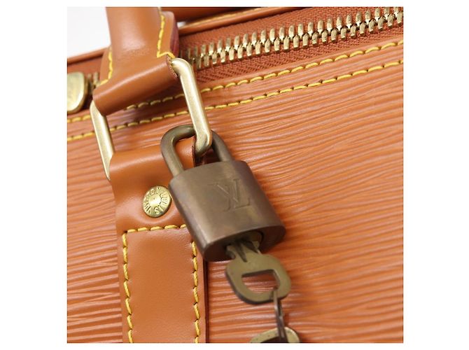 LOUIS VUITTON Epi Keepall 50 Boston Bag Zipangu Gold M42968 LV Auth am12739V - vista 18