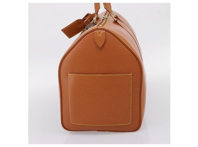 LOUIS VUITTON Epi Keepall 50 Boston Bag Zipangu Gold M42968 LV Auth am12739V - vista 4