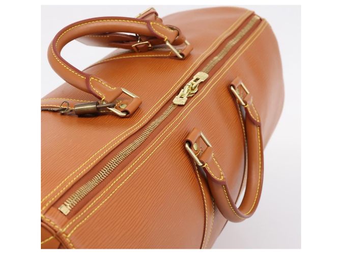 LOUIS VUITTON Epi Keepall 50 Boston Bag Zipangu Gold M42968 LV Auth am12739V - vista 6