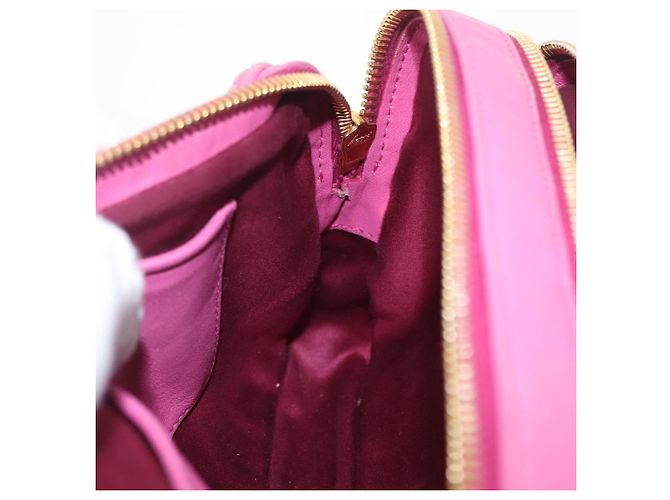Borsa a spalla Miu Miu Matelassé in pelle rosa tono oro Auth 207581V - vista 22