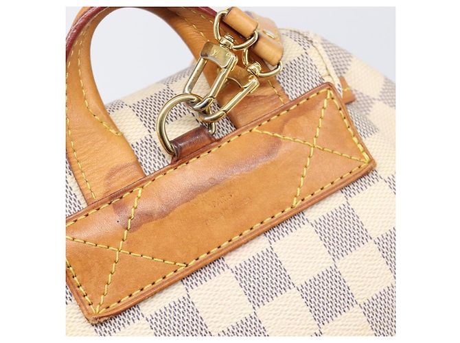 Mochila LOUIS VUITTON Damier Azur Speron BB N44026 LV Auth 205089 - vista 21
