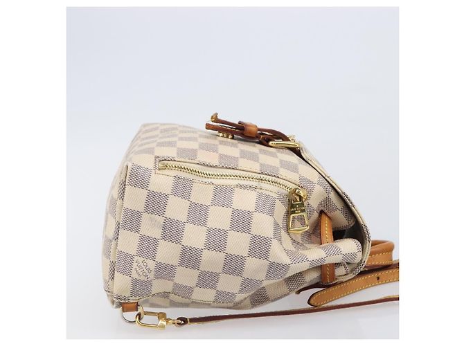 Mochila LOUIS VUITTON Damier Azur Speron BB N44026 LV Auth 205089 - vista 3