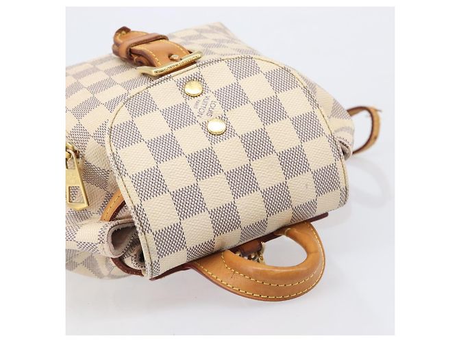 Mochila LOUIS VUITTON Damier Azur Speron BB N44026 LV Auth 205089 - vista 6