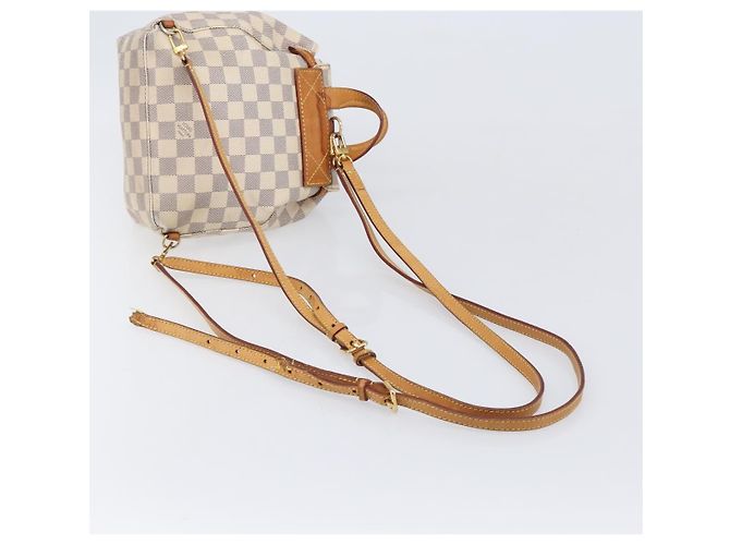 Mochila LOUIS VUITTON Damier Azur Speron BB N44026 LV Auth 205089 - vista 7