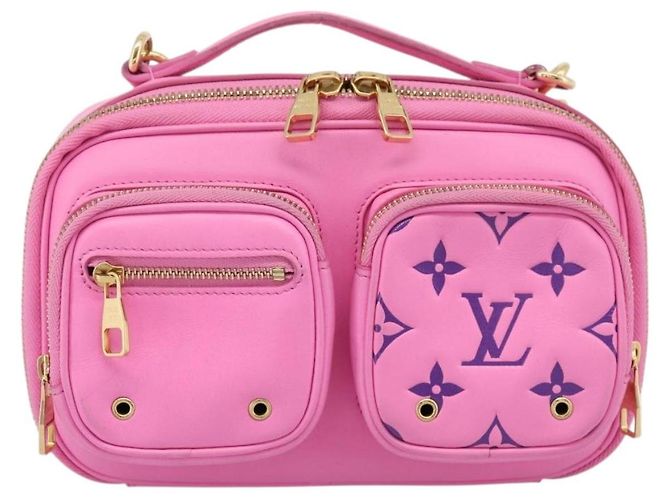 LOUIS VUITTON Borsa Cross Body Utility Pelle di vitello Pink M59244 LV Auth 206460V Rosa - vista 13