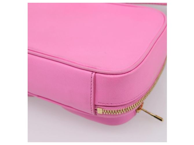 LOUIS VUITTON Borsa Cross Body Utility Pelle di vitello Pink M59244 LV Auth 206460V Rosa - vista 17