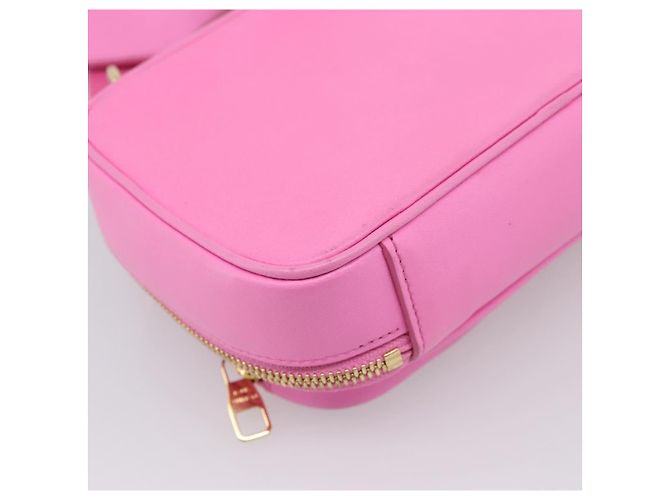 LOUIS VUITTON Borsa Cross Body Utility Pelle di vitello Pink M59244 LV Auth 206460V Rosa - vista 18