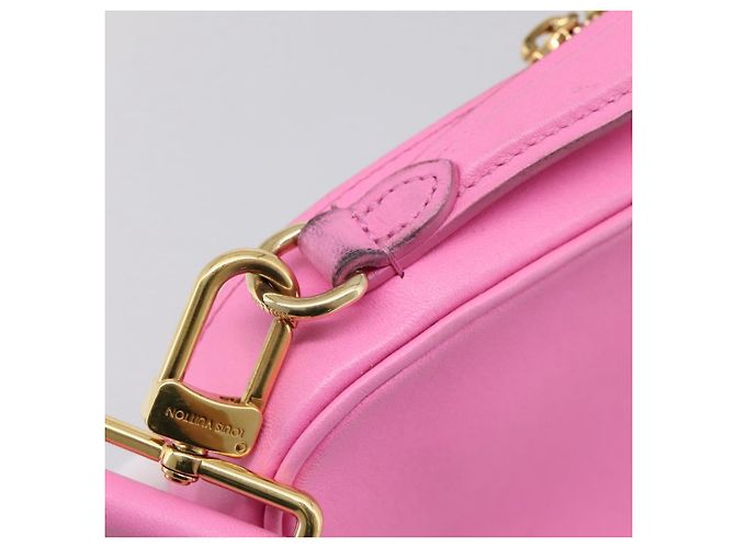 LOUIS VUITTON Borsa Cross Body Utility Pelle di vitello Pink M59244 LV Auth 206460V Rosa - vista 20