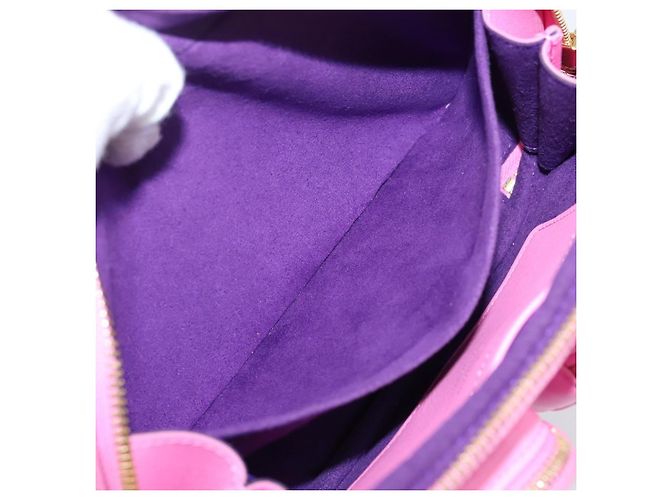 LOUIS VUITTON Borsa Cross Body Utility Pelle di vitello Pink M59244 LV Auth 206460V Rosa - vista 23
