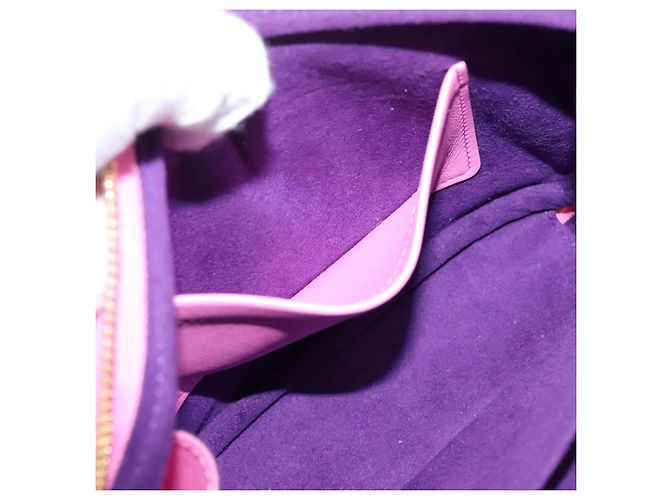 LOUIS VUITTON Borsa Cross Body Utility Pelle di vitello Pink M59244 LV Auth 206460V Rosa - vista 24