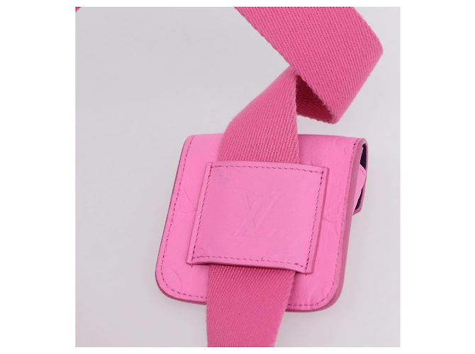 LOUIS VUITTON Borsa Cross Body Utility Pelle di vitello Pink M59244 LV Auth 206460V Rosa - vista 29