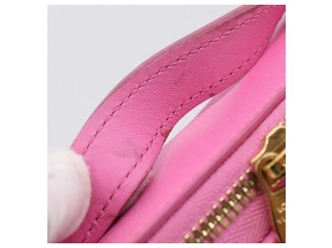 LOUIS VUITTON Borsa Cross Body Utility Pelle di vitello Pink M59244 LV Auth 206460V Rosa - vista 9