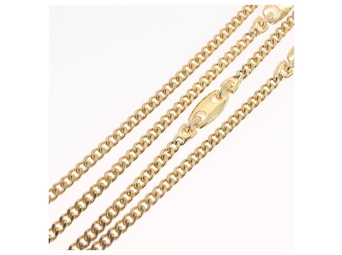 Collana Christian Dior Metal Gold Tone Auth ka6501 - vista 9