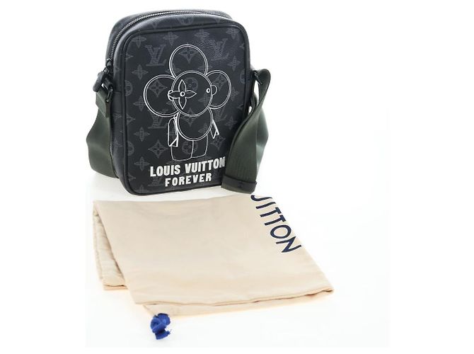 LOUIS VUITTON Monogram Eclipse DanubePM Shoulder Bag M43677 LV Auth 206267SAM Monogramma - vista 12