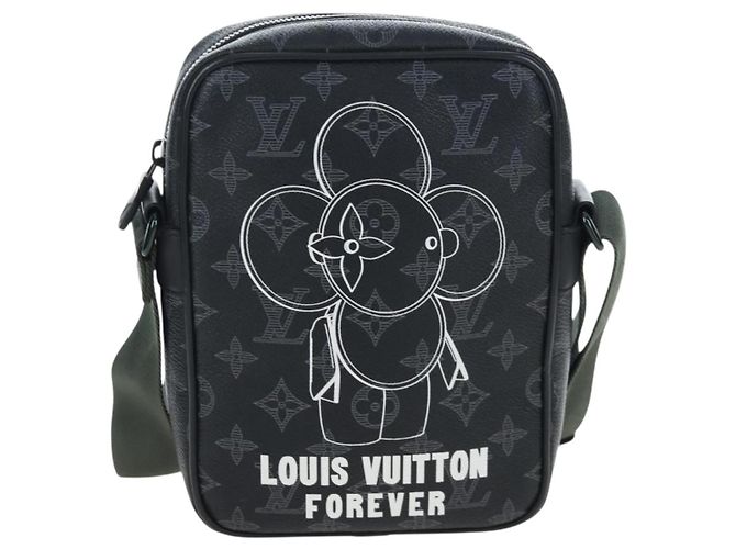 LOUIS VUITTON Monogram Eclipse DanubePM Shoulder Bag M43677 LV Auth 206267SAM Monogramma - vista 13