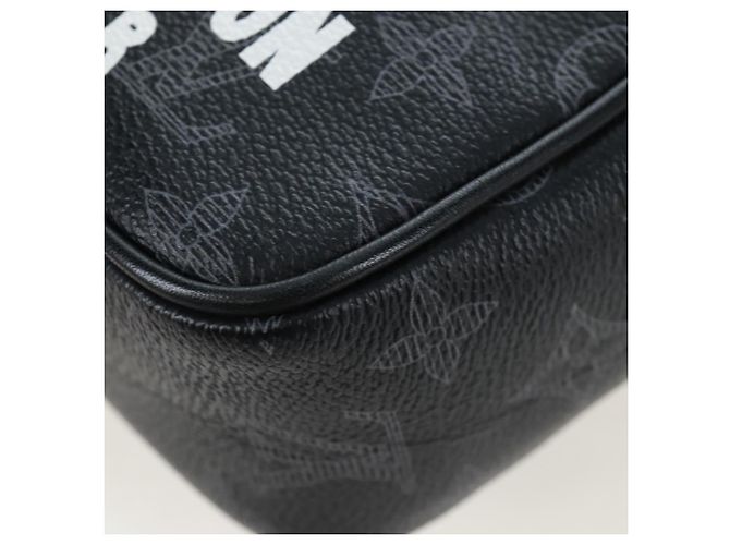 LOUIS VUITTON Monogram Eclipse DanubePM Shoulder Bag M43677 LV Auth 206267SAM Monogramma - vista 16