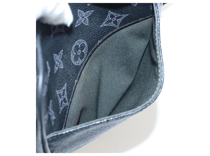 LOUIS VUITTON Monogram Eclipse DanubePM Shoulder Bag M43677 LV Auth 206267SAM Monogramma - vista 26
